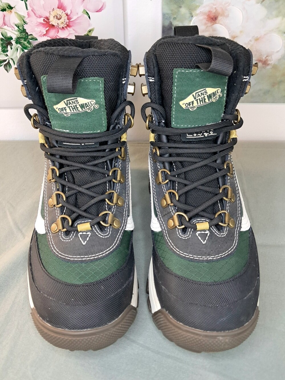 Vans Arthur Longo Snow Kicker Gore TEX MTE - 3 Boots Size 6 Women Green